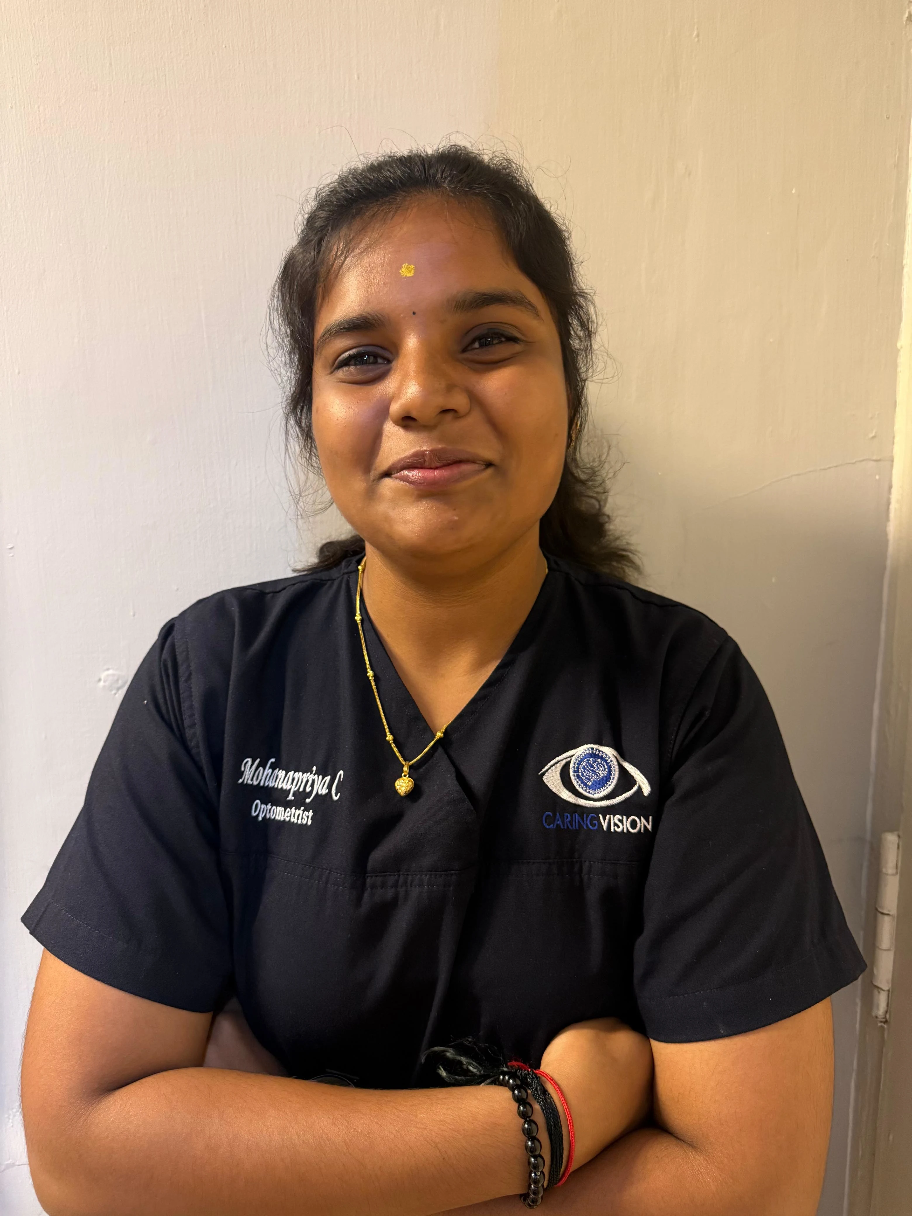 Optometrist Mohana Priya at Caring Vision Therapy
